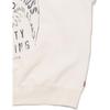 Levis Crew Neck Pullover Logo Embroidery Print Long Sleeve Sweatshirt Women Sweatshirt White A7288-0012