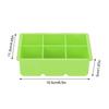 Silicone Ice Cube Maker 6 Cavities Chocolate Candy Tray Mold Kitchen Cooking Tools Green