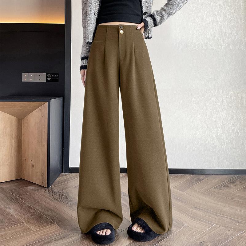 ZANZEA Women Casual Solid Color Loose Wide Leg Pants