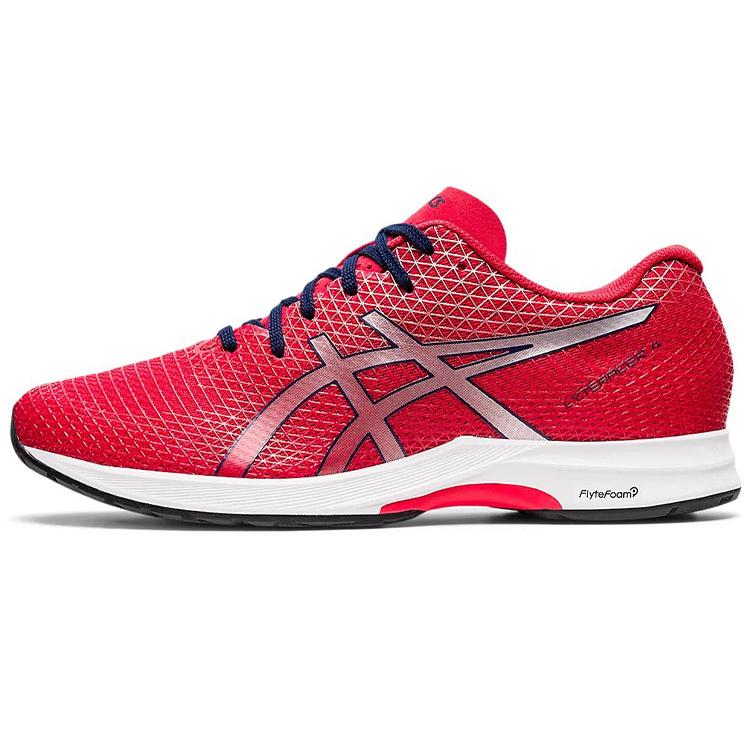 Asics Lyteracer 4 Abrasion Resistant Low Top Running Shoes Men's Red