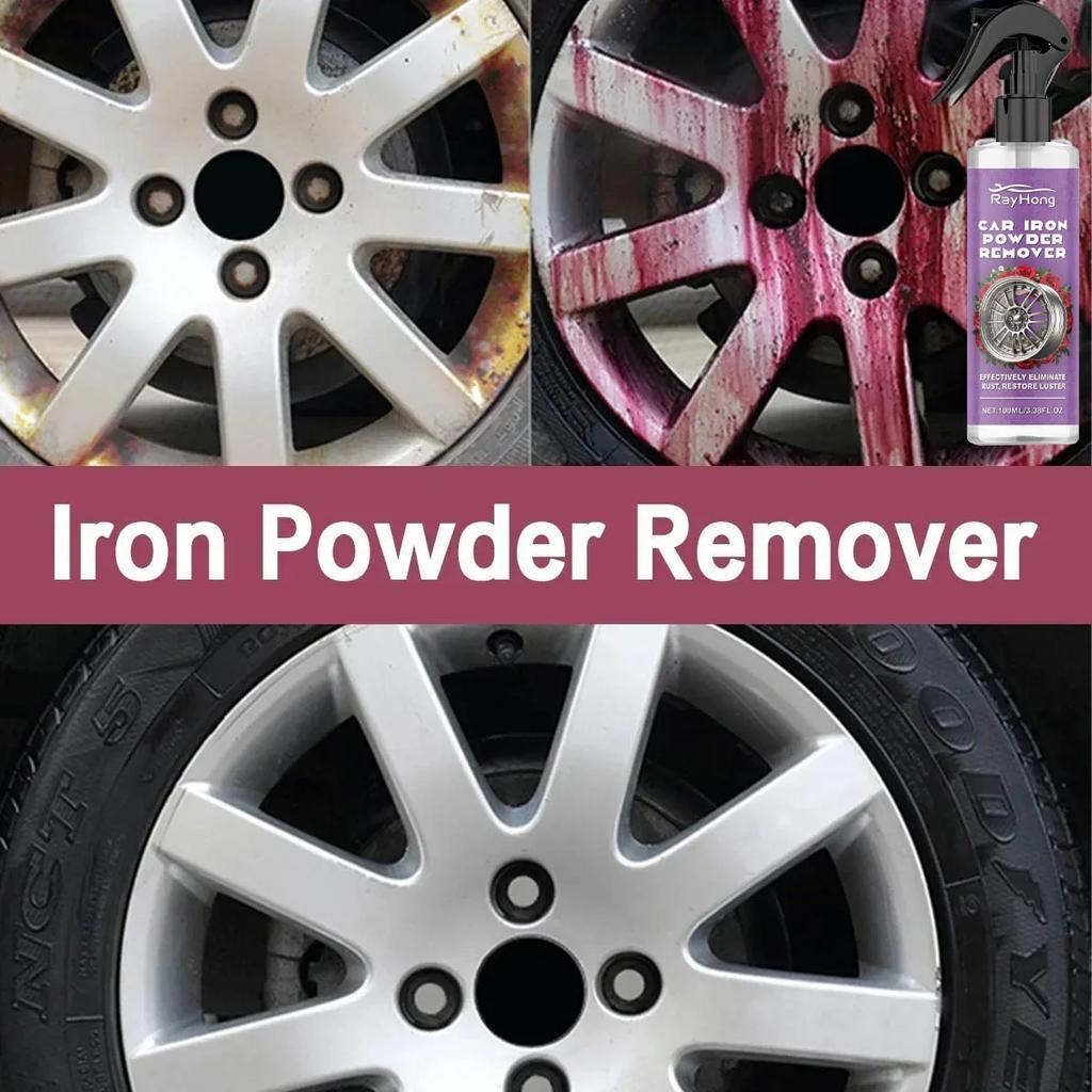QC19 Auto Iron Powder Remover Metal Paint Cleaner Car Maintenance Iron Powder Cleaning Rust Remover Spray Ar Wash & Maintenance