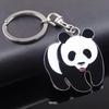 Fashion Lovely Panda Metal Keyring Keychain Car Key Holder Bag Pendant Gift