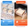 1Pcs Sed Bread Storage Box Toast Refrigerator Freezer French Preservation Container Food Storage Covered Partition Box