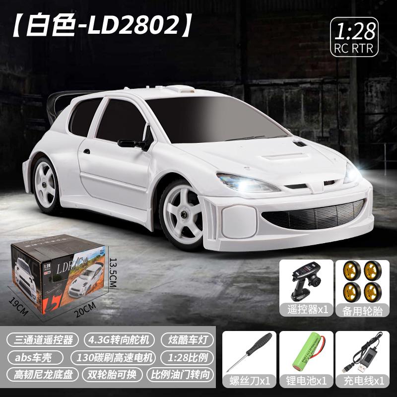 New Ld2802 Ld2803 Ld2804 Ld2801 1/28 4Wd Rc Drift Car Proportional Steering Led Headlights 2.4G Toys For Kids