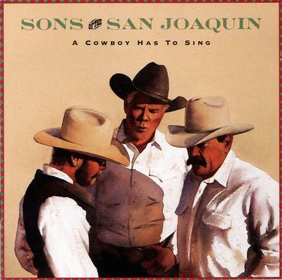 CD SONS OF SAN JOAQUIN - Cowboy Has To Sing  9269352 Warner Western 1992 Japan Country Used