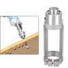 1PCS Square Hole Drill Bit Adapter,  Square Hole Drill Bit Adapter Fixed Bracket For Woodworking, The Adapter Delivers Smooth
