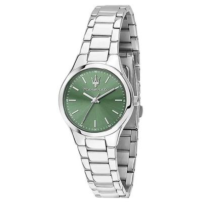 Attrazione Stainless Steel Green Sunray Dial Quartz R8853151508 Women's Watch