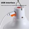 Outdoor Camping Light 3 Lighting Modes USB Rechargeable LED Portable Lamp Flashlight For Outdoor Tent Lamp Emergency Lantern