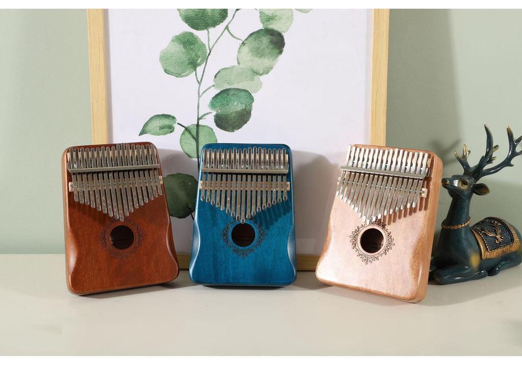 17-Key Beginner Kalimba Thumb Piano - Portable Musical Instrument