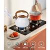 TeamSky Whistling Kettle, 2.8L Wide-Mouth, Large Capacity, 304 Stainless Steel, Non-Slip, Induction Compatible, Stylish, for Home Use, Kitchen Utensil
