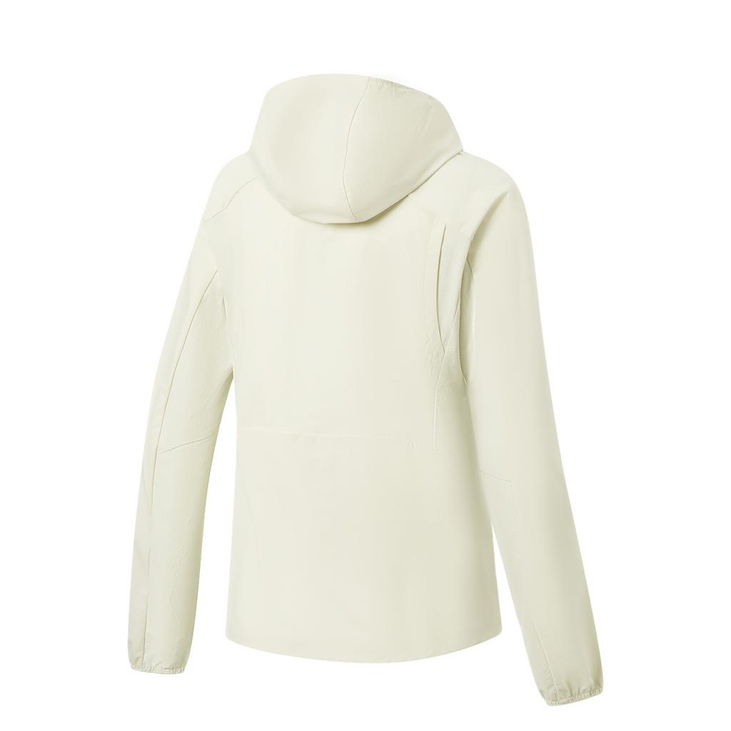 Li-Ning Honor Gold Standard Anti-Ultraviolet Ice Feel Hooded Sun Protection Jacket Women jackets AFDWB72-1