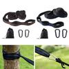 2Pcs Hammocks Suspension Strap High Strength Nylons Hammock Belt Rope Outdoor Travel Swing Tree Suspension Strap