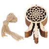20Pcs Innovative Wooden Dreamcatcher Ornament Pendant Art Crafts DIY Home Decoration