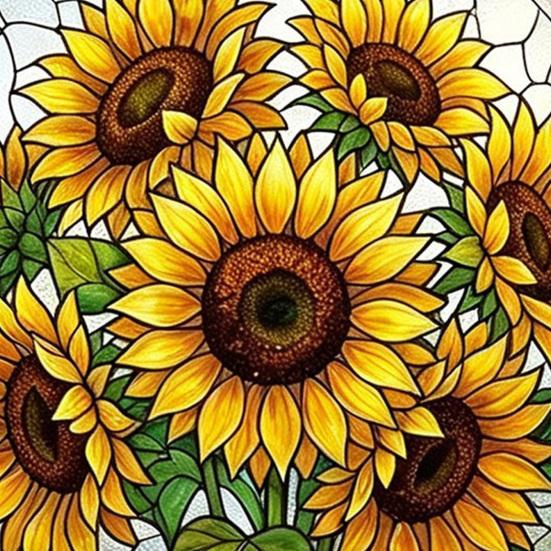 Stained Glass Style Puzzle Suncatcher, DIY Acrylic Jigsaw Puzzle for Adult, Colorful Window Hanging Ornaments for Home Garden Decor