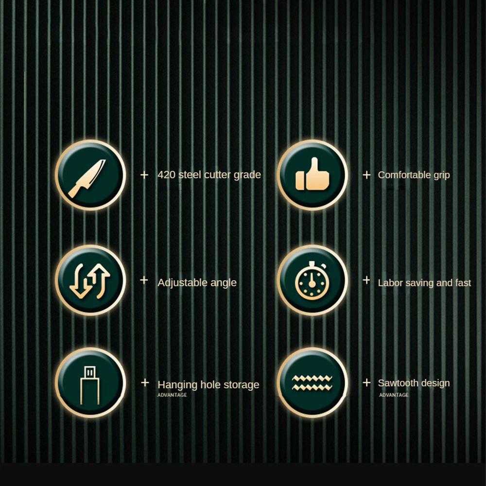 Raspador de Piel Preventivo de Corrosión La Hoja es Afilada 37g 16.5 * 6.8cm Utensilios de Cocina Rallador de Melón Artículo de Lujo Ligero para Pelar