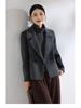 2025 Autumn/Winter Korean Style Short Double-Sided Wool Coat for Women - Fashionable, Versatile, and Loose Fit.