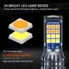 2 sztuk H8 H11 LED światła przeciwmgielne samochodu 30W podwójny kolor 24SMD 3030 Chip HB4 HB3 H16 H3 H4 H7 żarówka LED 880 881 H27 Auto LED światła S 12V