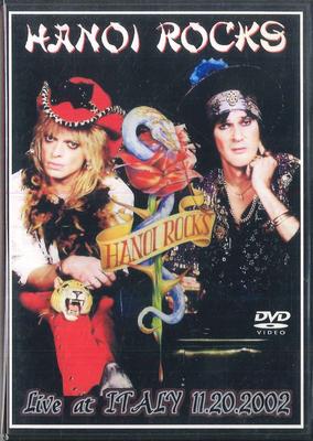 DVD HANOI ROCKS - Live At Italy 11. 20. 2002 (DVD-R) PAF1130 NOT ON LABEL Non Japan Music Video Used