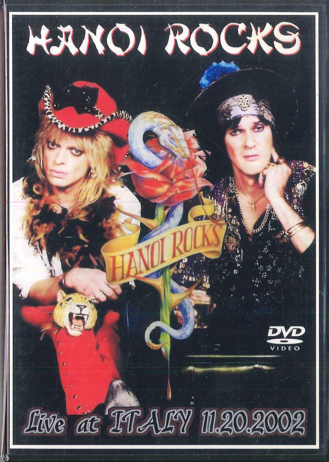 

DVD HANOI ROCKS - Live At Italy 11. 20. 2002 (DVD-R) PAF1130 NOT ON LABEL Non Japan Music Video Used