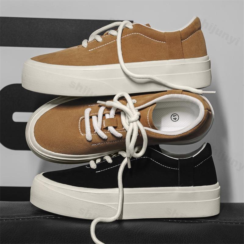 2026 Spring New Fashi Trend Low Top Thick Soled Casual Shoes for Men Comfortable Versatile N Slip Lace Up Platform sneakers