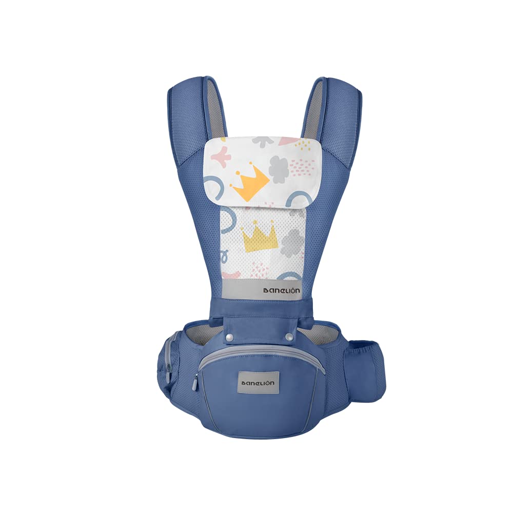Lukaedy Multifunctional Baby with Detachable Hip Seat and Waist for Newborns To 3 Years Breathable 3D Memory Foam Seat Carrier, 12-Way, Carrier, Old,