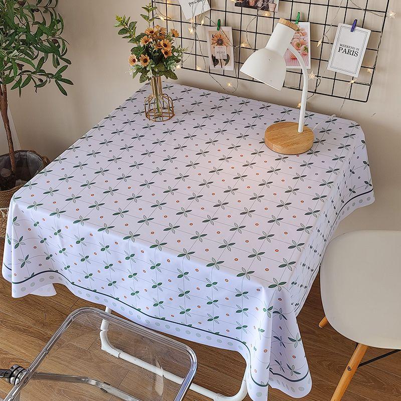 Tablecloth Waterproof, Oil-Proof And Scald-Resistant, Disposable Pvc High-End Sense Light Luxury Simple Table Cloth Coffee Table Cushion