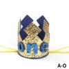 Creative Shiny Film Birthday Crown, Birthday Hat, Childrens Holiday Party Supplies
