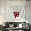 Manchester Unitedaa Tapisserie Murale Accrochage Mural Esthétique Couverture en Tissu Imprimé Tapisseries Décoratives pour Chambre à Coucher Salon Décoration de la Maison