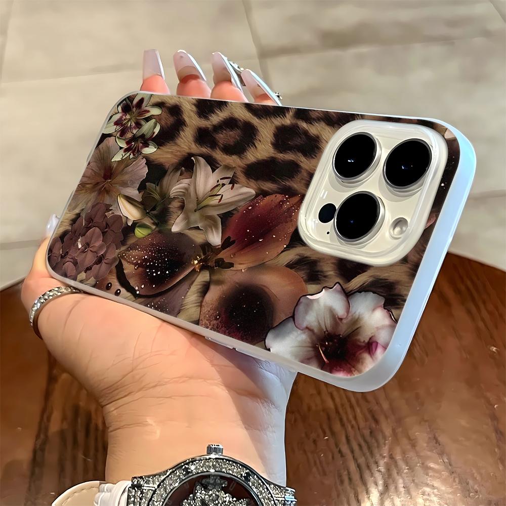 

Leopard Print Phone Case For IPhone 17 16 15 14 13 12 11 Pro Max 7 8 XR XS Transparent Silicone Soft Cover Case iphone 11 Pro