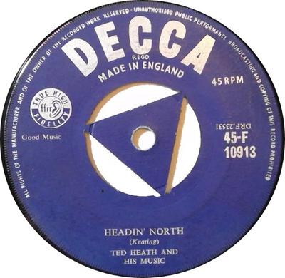 7palcová deska TED HEATH & HIS MUSIC - Shish-Kebab 45F10913 Decca 1957 UK Jazz Použitá