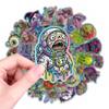 50/100 Pcs Dark Gothic Horror Skull Monster Stickers Adult Waterproof PP for Helmet Skate Car Suitcase Phone Laptop Decals