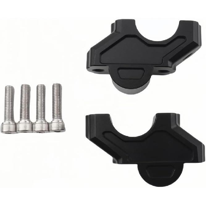 1 Paar Motorrad-Lenkererhöhung Adapter für Pan America 1250 RA1250 1250 Special RA1250S 2021-2024 CNC-Aluminium-Lenkererhöhung Klemme 35mm Erhöhung