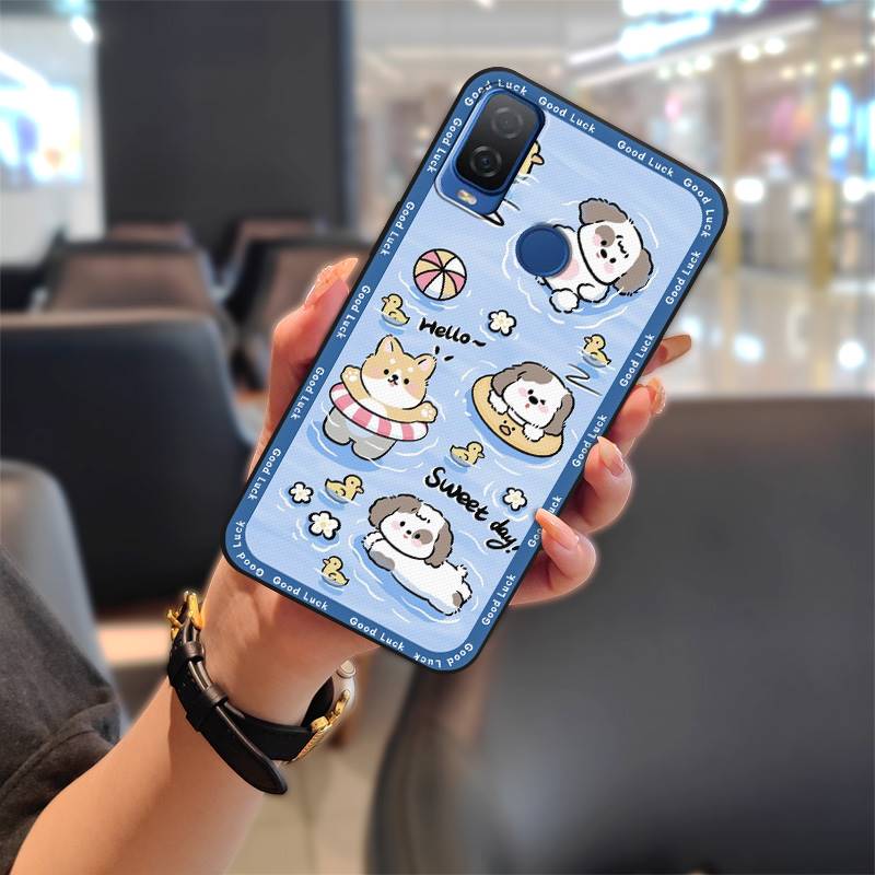 Anti-knock Fashion Design Phone Case For TCL 304 Silicone Dirt-resistant Cute Anti-dust Waterproof TPU Soft Case Cartoon