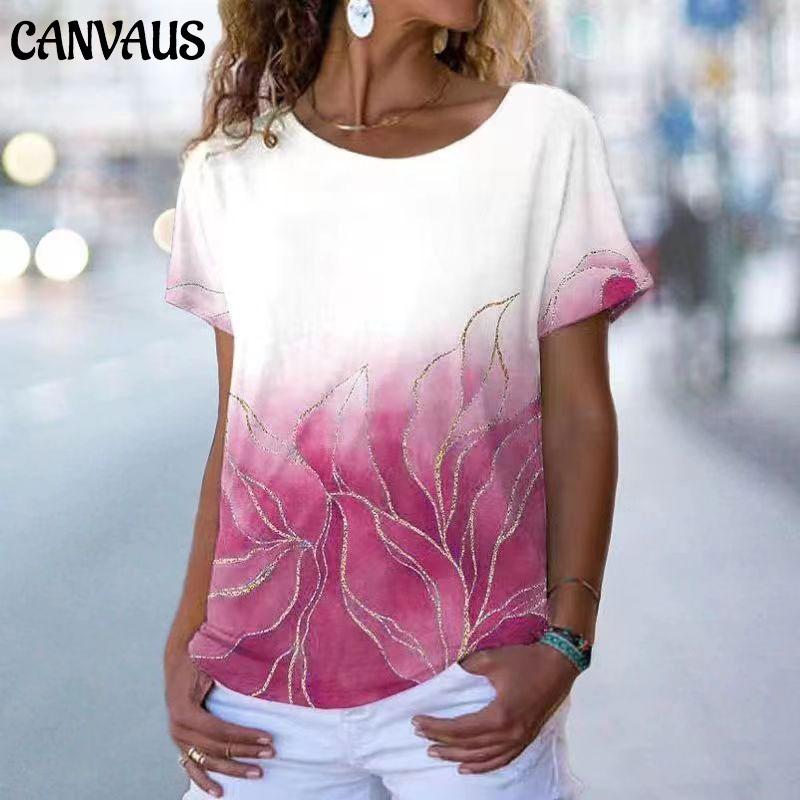 

Модная одежда, летняя тонкая свободная футболка, женские топы с круглым вырезом и короткими рукавами