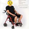 Rollator Walker with Seat & Basket for Elderly Mobility and Shopping