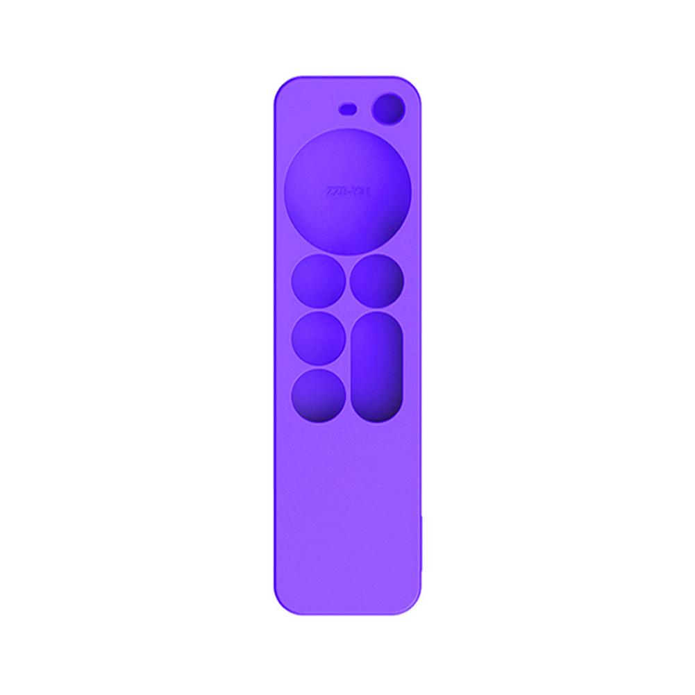 Case Portable Dustproof Soft Silicone Remote Control Cover Skin Shockproof Smart Remote Control Replacement for Apple TV 4K