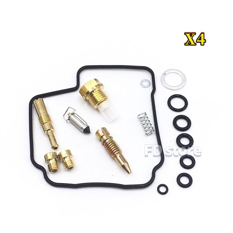 4set For HONDA CBR600 CBR400F CBR600F HURRICANE 1987 - 1990 Carburetor Carb Repair Kit 4Sets