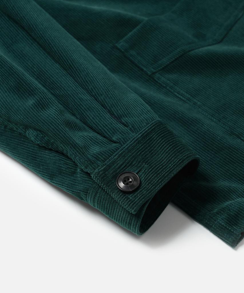 Frizmworks Corduroy Französische Arbeitsjacke _ Dunkelgrün