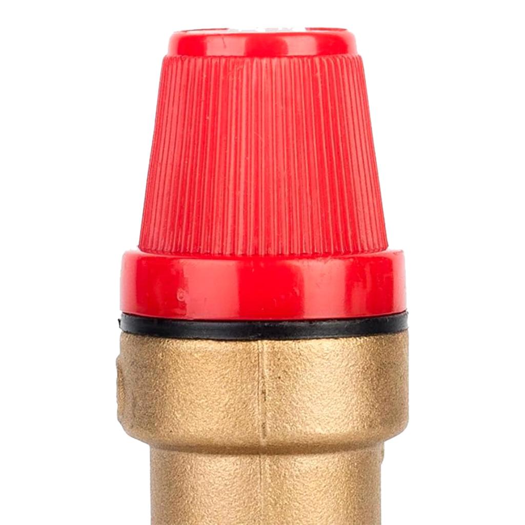 1/2 Inch Sturdy Brass Safety Valves DN15 Relief Valves for Water Oil Gas Pressure Release with EPDM Diaphragm Use