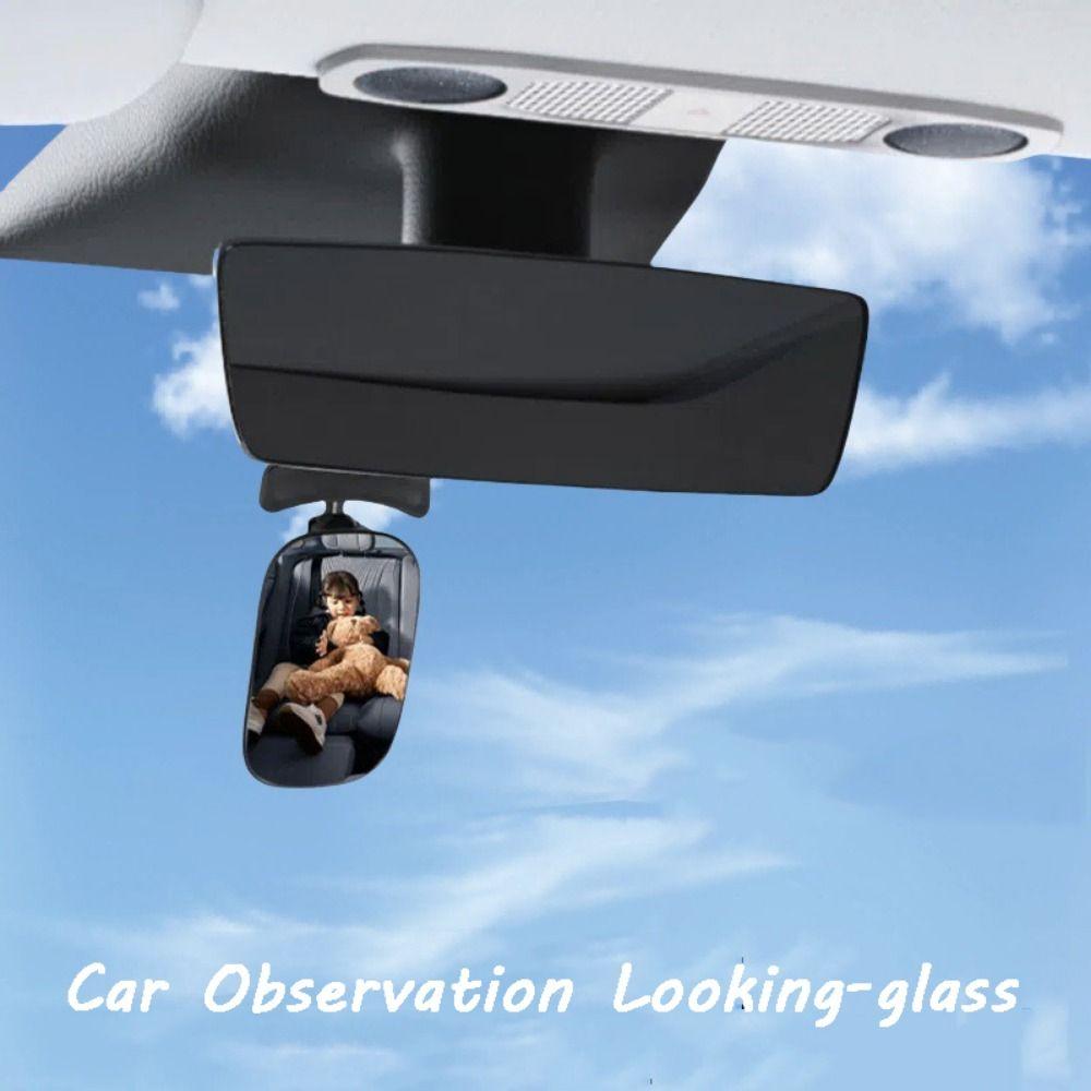 360 Degree Adjustable Car Back Seat Baby Mirror Car Observation Looking-glass  Spare Parts