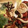 Bastelsets für Erwachsene DIY Patchwork-Weihnachts-Windspiel-Set, Handgemachtes Patchwork-Stoff-Nähbasteln Feiertags-Kunstbedarf Erwachsene, Winter-Saisonal