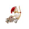 Enamel Zinc Zinc Alloy Male Female Fashion Jewelry Christmas Women Badge Korean Style Pin Christmas Brooches