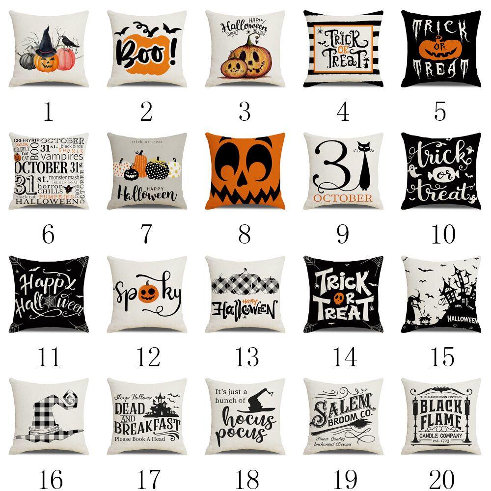 Pillowcase Home Decor Ornaments Halloween Decoration Pillow Case Throw Pillow Cover Cushion Cover