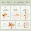 Adjustable Height Extender Embroidery Hoop Stand Cross Stitch Ring Frame  For Needlework