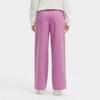 Fila Heritage Solid Color Comfortable Woven Wide Leg Casual Pants Women Pants Purple-Red F11W418806F-PU