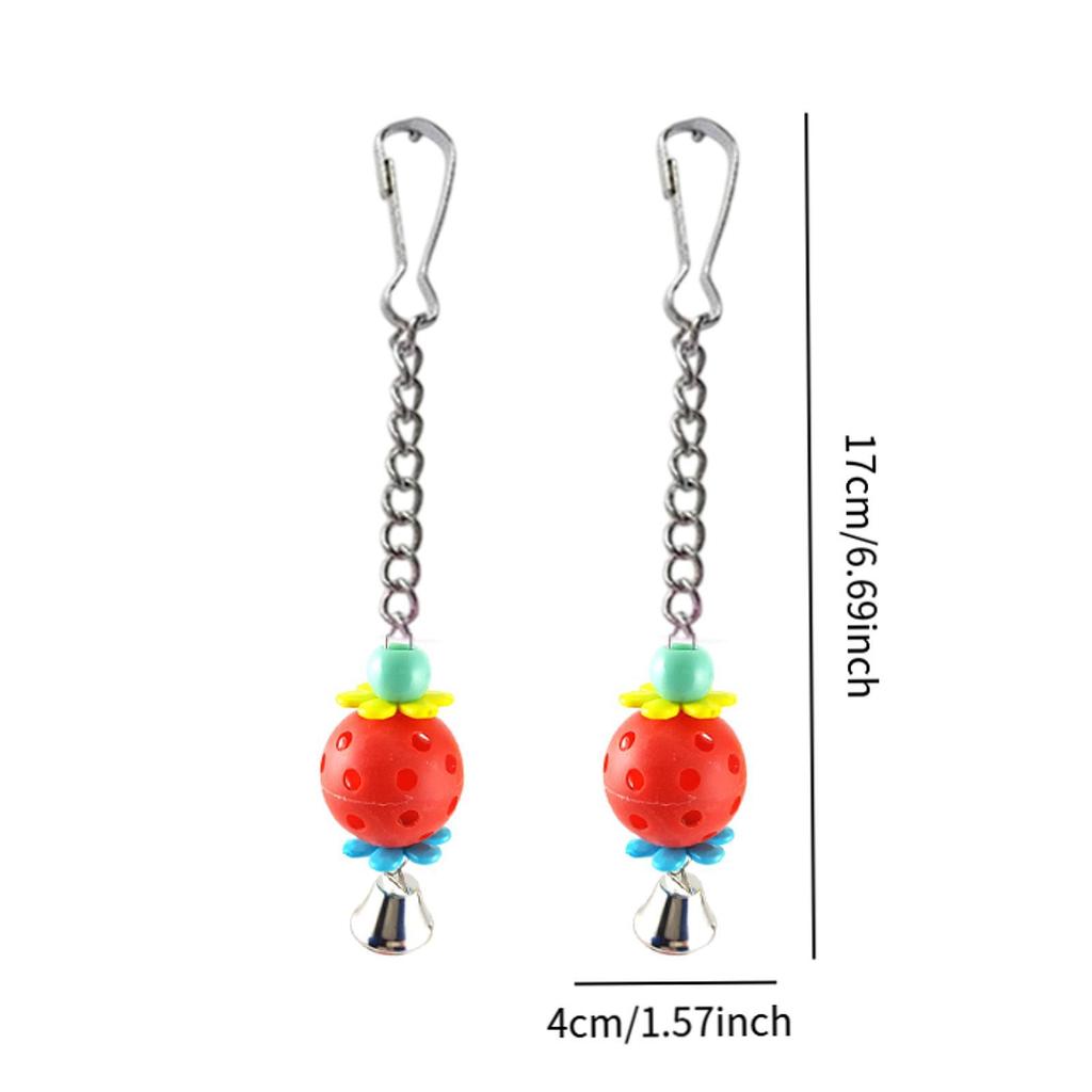 2x Pet Bird Toys Funny Strong Cage Colorful Toys for Macaw Cockatoo Lovebird