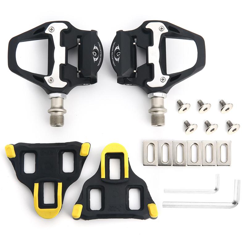 Road Bike Pedal Self-Locking Gravel Cycling Pedal with Sealed Bearing Cleats & Clipless PEDAL for SPD SL System