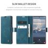 CASEME 013 Series For Samsung Galaxy S25 Ultra Case Card Holder Stand Leather Phone Cover