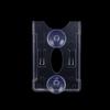 Car Windshield Parking ID Transparent Protective Card Holder Auto Cards Holders Tickets Suction Cup Clip Fastener IC Clips
