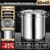 304 Stainless Steel Finned Energy-Saving Braising Pot
